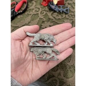 Grenadier Fantasy Mini Loose 2 Wolf Collection Made 1989 M304,M307